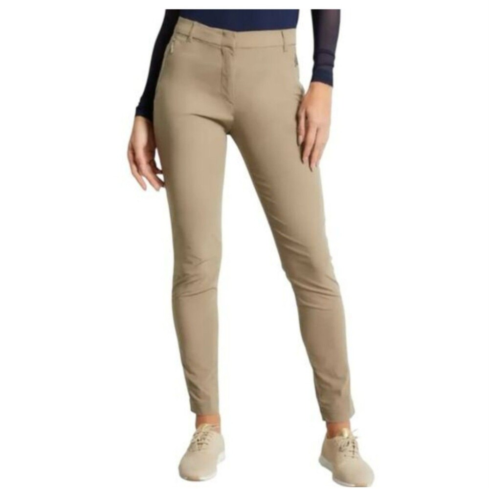 Anatomie The Thea Pant Khaki L comfortable breathable straight leg High rise